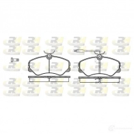 Тормозные колодки дисковые, комплект ROADHOUSE 2261.02 Audi A4 (B7) 3 Кабриолет 3.2 Fsi 255 л.с. 2006 – 2009 2120 5 21206