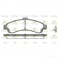 Тормозные колодки дисковые, комплект ROADHOUSE Chevrolet TrailBlazer PSX283702 D882 -7759 2837.02