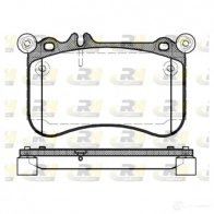 Тормозные колодки дисковые, комплект ROADHOUSE PSX2146500 D1634-88 50 21465.00 Mercedes E-Class (W212) 4 Седан 4.7 E 500 (2173) 408 л.с. 2011 – 2024