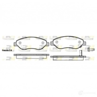 Тормозные колодки дисковые, комплект ROADHOUSE 24551 245 50 Opel Corsa (D) 4 2006 – 2014 21276.01