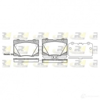Тормозные колодки дисковые, комплект ROADHOUSE VA97BO 1458039 21422.02 PSX214220 2