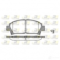 Тормозные колодки дисковые, комплект ROADHOUSE 2427.02 2196 1 D582-7462 Toyota Avensis (T220) 1 Универсал 2.0 D (CDT220) 115 л.с. 2002 – 2003