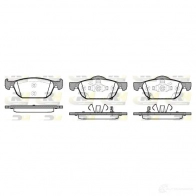 Тормозные колодки дисковые, комплект ROADHOUSE Honda Accord 8 (CW) Универсал 2.2 i DTEC (CW3) 150 л.с. 2008 – 2025 2479 6 24797 21384.02