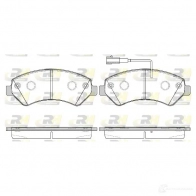 Тормозные колодки дисковые, комплект ROADHOUSE 24 466 Fiat Ducato 21275.22 PSX2127522