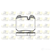 Тормозные колодки дисковые, комплект ROADHOUSE 1458777 2378.00 D1254-8373 2030 9