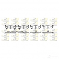 Тормозные колодки дисковые, комплект ROADHOUSE D1109-8 214 2628.12 1459160 PSX262812