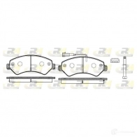 Тормозные колодки дисковые, комплект ROADHOUSE 1457849 Q1VJC P SX2127512 21275.12
