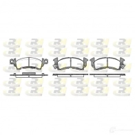 Тормозные колодки дисковые, комплект ROADHOUSE D52-728A D122-72 8A 1458996 2510.00