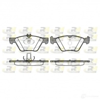 Тормозные колодки дисковые, комплект ROADHOUSE 2 1670 Chrysler Crossfire 2601.20 21671