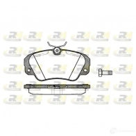 Тормозные колодки дисковые, комплект ROADHOUSE 2 0197 Opel Omega (B) 2 Седан 2.0 (F69. M69. P69) 116 л.с. 1994 – 1999 2382.00 D720-7588