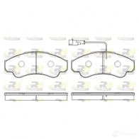 Тормозные колодки дисковые, комплект ROADHOUSE 23919 Fiat Ducato (244) 2 Автобус 2.8 JTD 4x4 128 л.с. 2002 – 2025 2959.11 2 3858
