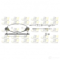 Тормозные колодки дисковые, комплект ROADHOUSE 2827.04 232 73 PSX282704 Citroen C5 1 (DC, PF3) Хэтчбек 3.0 V6 (DCxFxC. DCxFxF) 207 л.с. 2001 – 2004