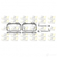 Тормозные колодки дисковые, комплект ROADHOUSE 2769.02 D847A-7 960 Mercedes C-Class (S203) 2 Универсал 1.8 C 180 Kompressor (2046) 143 л.с. 2002 – 2007 PSX276902