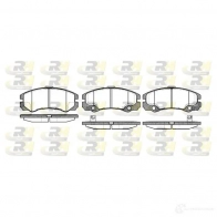 Тормозные колодки дисковые, комплект ROADHOUSE PSX24 2532 KE6JOE 2425.32 Opel Frontera (B) 2 Кроссовер 3.2 i (6B1VF) 205 л.с. 1998 – 2025
