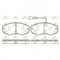 Тормозные колодки дисковые, комплект ROADHOUSE Fiat Ducato (244) 2 Автобус 2.8 JTD 4x4 128 л.с. 2002 – 2025 PSX296021 238 59 2960.21