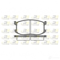 Тормозные колодки дисковые, комплект ROADHOUSE D188-7112 2126.00 2 0760 1457835