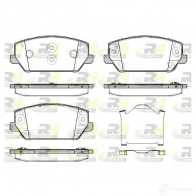 Тормозные колодки дисковые, комплект ROADHOUSE 21809.02 Kia Optima (JF) 4 2015 – 2020 J9M Y7