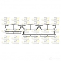 Тормозные колодки дисковые, комплект ROADHOUSE D5 88-7468 2373.02 Nissan Maxima PSX237302