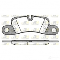 Тормозные колодки дисковые, комплект ROADHOUSE D1390 -8499 PSX2137900 21379.00 Porsche Cayenne (92A) 2 Кроссовер 4.8 Turbo 520 л.с. 2014 – 2024