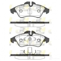 Тормозные колодки дисковые, комплект ROADHOUSE 23991 2 3990 2578.10 Volkswagen LT (2DB, 2DE, 2DK) 2 Автобус 2.5 SDI 75 л.с. 1996 – 2006