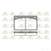 Тормозные колодки дисковые, комплект ROADHOUSE PSX204200 1457454 D43-78 4 2042.00