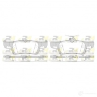 Тормозные колодки дисковые, комплект ROADHOUSE Peugeot 308 2 (T9, 4C) Хэтчбек 1.2 VTi 72 82 л.с. 2013 – 2025 PSX21 56300 21563.00 K72GF9