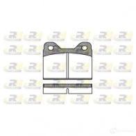 Тормозные колодки дисковые, комплект ROADHOUSE 2073.00 1457514 D108-777 2012 6