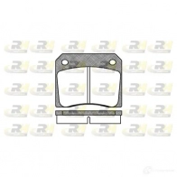 Тормозные колодки дисковые, комплект ROADHOUSE 200 07 D9-721 1457436 2036.00