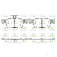 Тормозные колодки дисковые, комплект ROADHOUSE 21551.42 Ford Mondeo 5 (CNG, CD391) 2013 – 2020 2579 8 25799