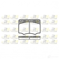 Тормозные колодки дисковые, комплект ROADHOUSE PSX206400 20 272 2064.00 1457502