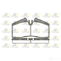 Тормозные колодки дисковые, комплект ROADHOUSE 2288.00 Porsche 911 (993) 2 Кабриолет 3.6 Carrera 286 л.с. 1995 – 1997 D372-7262 209 53