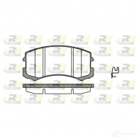 Тормозные колодки дисковые, комплект ROADHOUSE D904-7782 2 4291 Mitsubishi Lancer 9 (CS3A) Седан 2.0 (CS9A) 135 л.с. 2003 – 2013 2965.01