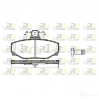 Тормозные колодки дисковые, комплект ROADHOUSE Volvo V70 1 (875, 876) Универсал 2.3 AWD 241 л.с. 1997 – 1998 2297.10 2 1385 PSX229710