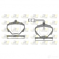 Тормозные колодки дисковые, комплект ROADHOUSE 212 37 21238 Land Rover Defender 1 (L316) Внедорожник 3.9 V8 4x4 (L316) 185 л.с. 1998 – 2016 2222.01