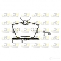 Тормозные колодки дисковые, комплект ROADHOUSE Volkswagen Transporter (T4) 4 Автобус 2.5 TDI 102 л.с. 1995 – 2003 808RZ 2591.10 P SX259110