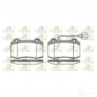 Тормозные колодки дисковые, комплект ROADHOUSE 24 143 D592AES-7831 Seat Leon (1M) 1 1998 – 2005 2434.01