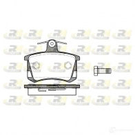 Тормозные колодки дисковые, комплект ROADHOUSE Audi A4 (B5) 1 Универсал 2.8 Quattro 174 л.с. 1996 – 1996 PSX213540 D851 -7727 2135.40
