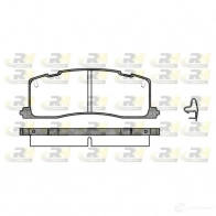 Тормозные колодки дисковые, комплект ROADHOUSE D501-7381 2367.00 216 88 Toyota Previa (XR10, XR20) 1 Минивэн 2.4 (TCR10) 160 л.с. 1993 – 1997