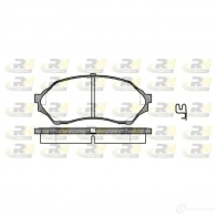 Тормозные колодки дисковые, комплект ROADHOUSE Mazda 323 (BJ) 6 Хэтчбек 1.5 16V 88 л.с. 1998 – 2001 D798-7670 2699.00 2349 0