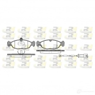 Тормозные колодки дисковые, комплект ROADHOUSE Opel Astra (F) 1 Универсал 1.6 i (F08. C05) 71 л.с. 1993 – 1996 2 0547 2393.02 21311
