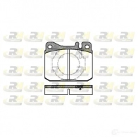 Тормозные колодки дисковые, комплект ROADHOUSE D100A-7977 20 341 Mercedes S-Class (W126) 1 1 420 SE, SEL 224 л.с. 1985 – 1991 2010.40