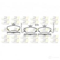 Тормозные колодки дисковые, комплект ROADHOUSE 2 0236 2409.02 Renault Espace (JS63) 2 Минивэн 2.2 (J/S637. J63G) 108 л.с. 1991 – 1996 20238