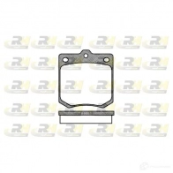 Тормозные колодки дисковые, комплект ROADHOUSE D143-783 1457515 2074.00 20 251