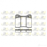 Тормозные колодки дисковые, комплект ROADHOUSE PSX 201100 1457372 T4X50U3 2011.00