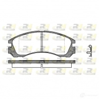 Тормозные колодки дисковые, комплект ROADHOUSE 2354.22 21768 Mitsubishi Lancer 8 (CK5) Седан 2.0 EVO VI (CP9A) 281 л.с. 1999 – 2001 213 63