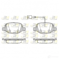 Тормозные колодки дисковые, комплект ROADHOUSE 25 637 2727.22 Fiat Linea 25638