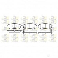 Тормозные колодки дисковые, комплект ROADHOUSE 2749.02 236 08 Mitsubishi Pajero Pinin 1 (H60, H70) Внедорожник 1.8 GDI (H66W) 120 л.с. 1999 – 2004 23609