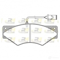 Тормозные колодки дисковые, комплект ROADHOUSE 2436. 40 Iveco Daily 2 Фургон 59-12 V 122 л.с. 1996 – 1999 29001 JSX 2436.40