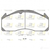 Тормозные колодки дисковые, комплект ROADHOUSE 21 033.00 29022 Suzuki Vitara (FT, GT, ET) 2 Кроссовер 1.9 D AWD (SE 419TD) 68 л.с. 1995 – 1998 JSX 21033.00