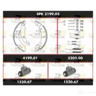 Тормозные колодки и цилиндры ROADHOUSE SS X319902 1463020 SPK 3199.02 4MIZ5 - Изображение 5